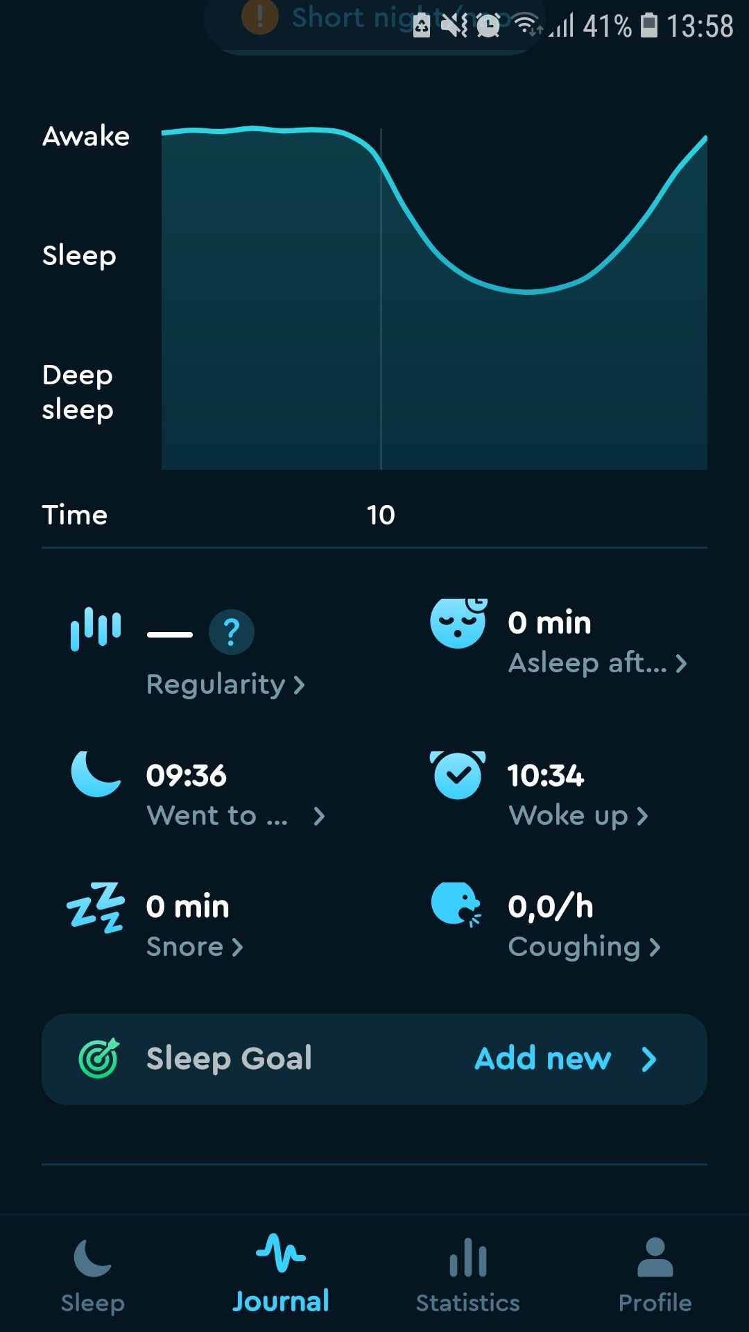Sleep Cycle journal sleep tracking mobile app