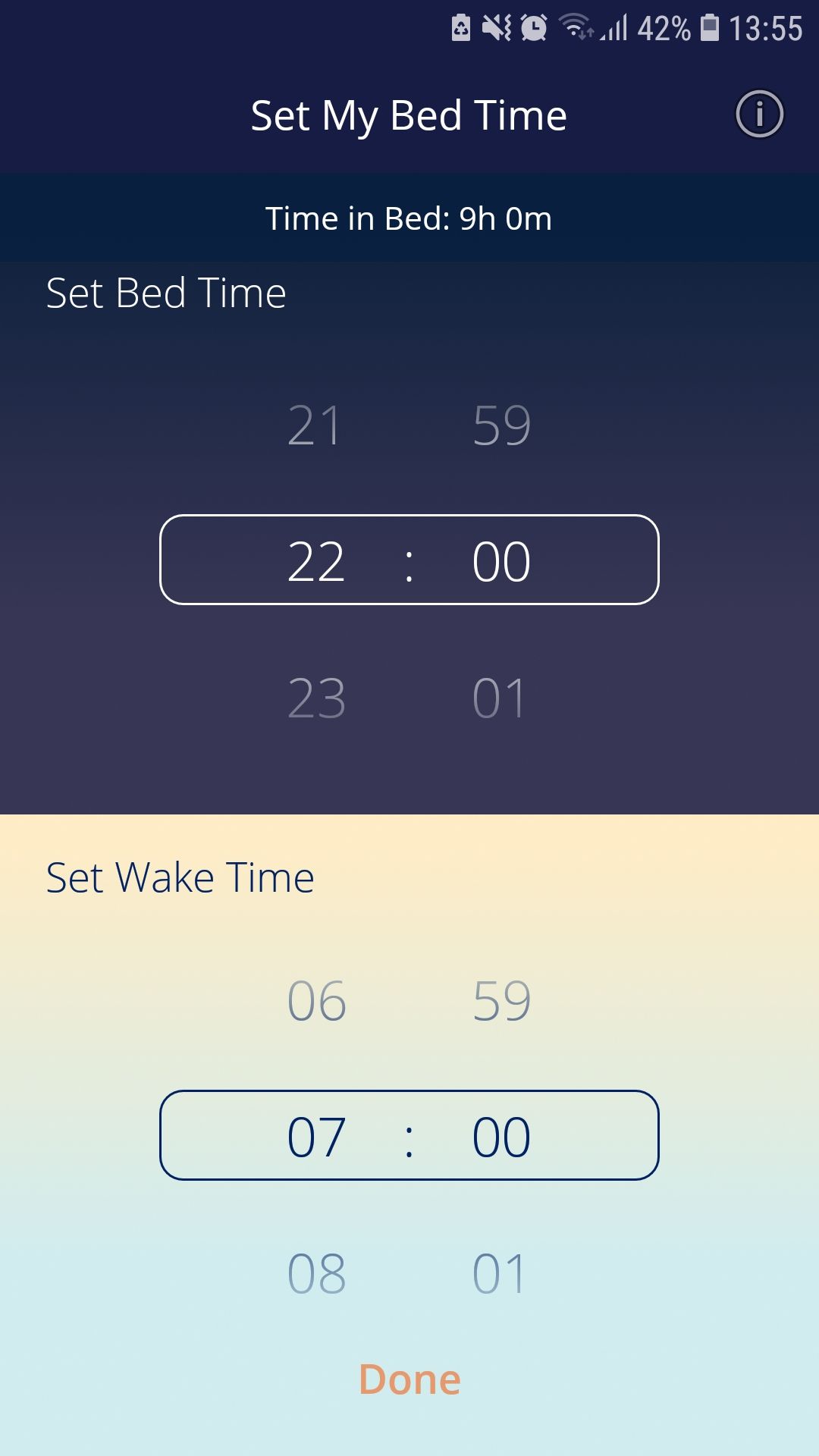 SleepScore time sleep tracking mobile app