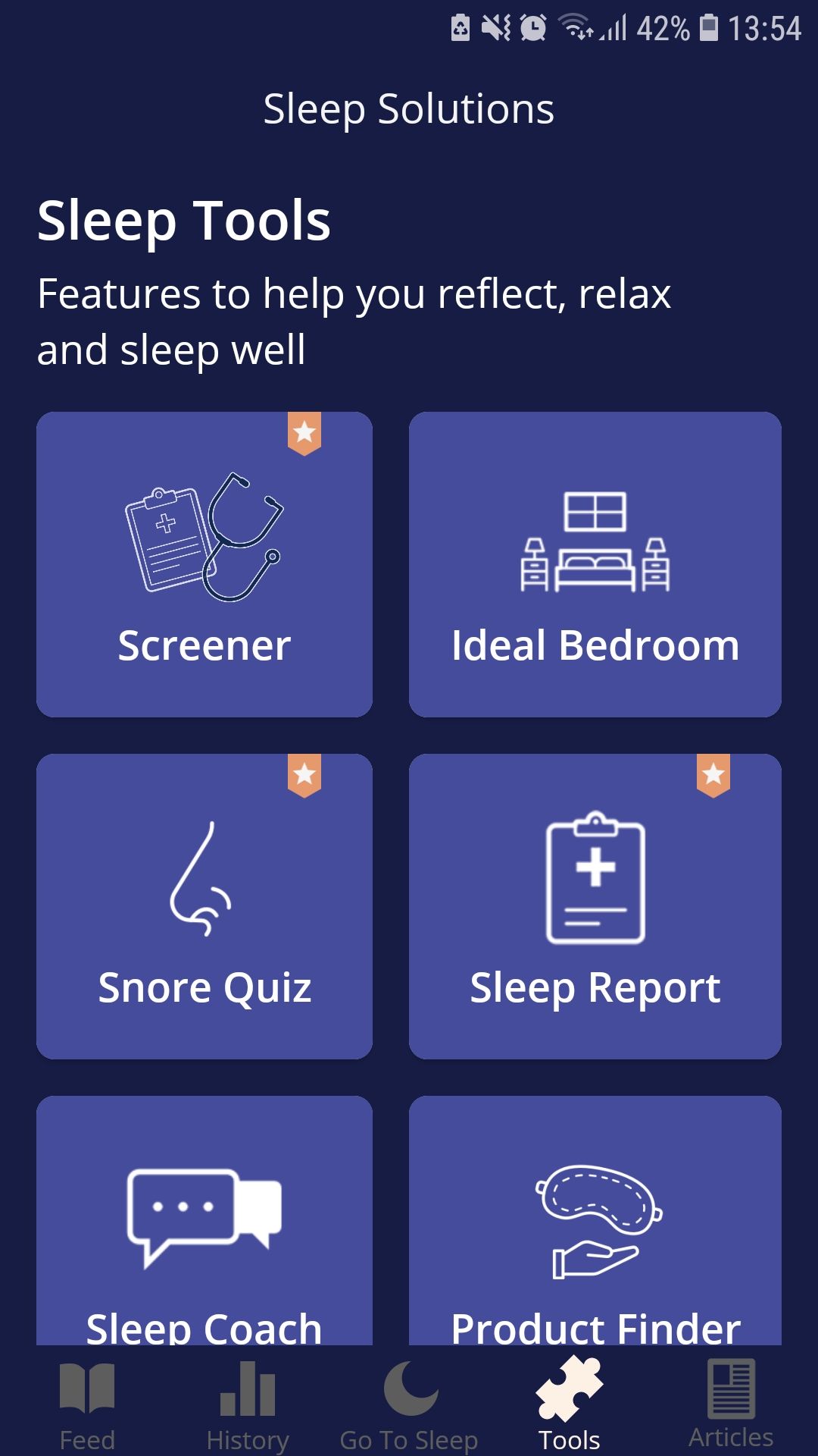 SleepScore tools sleep tracking mobile app