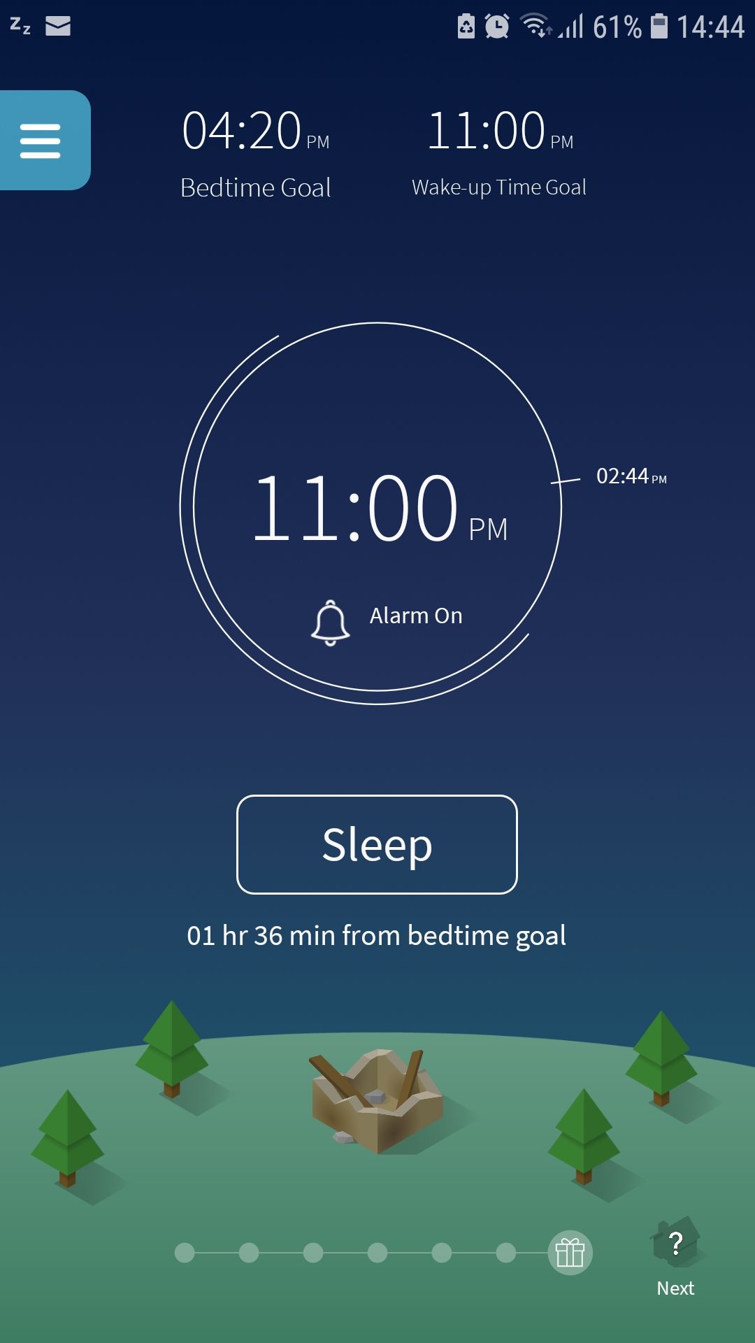 SleepTown sleep sleeping tracker mobile app
