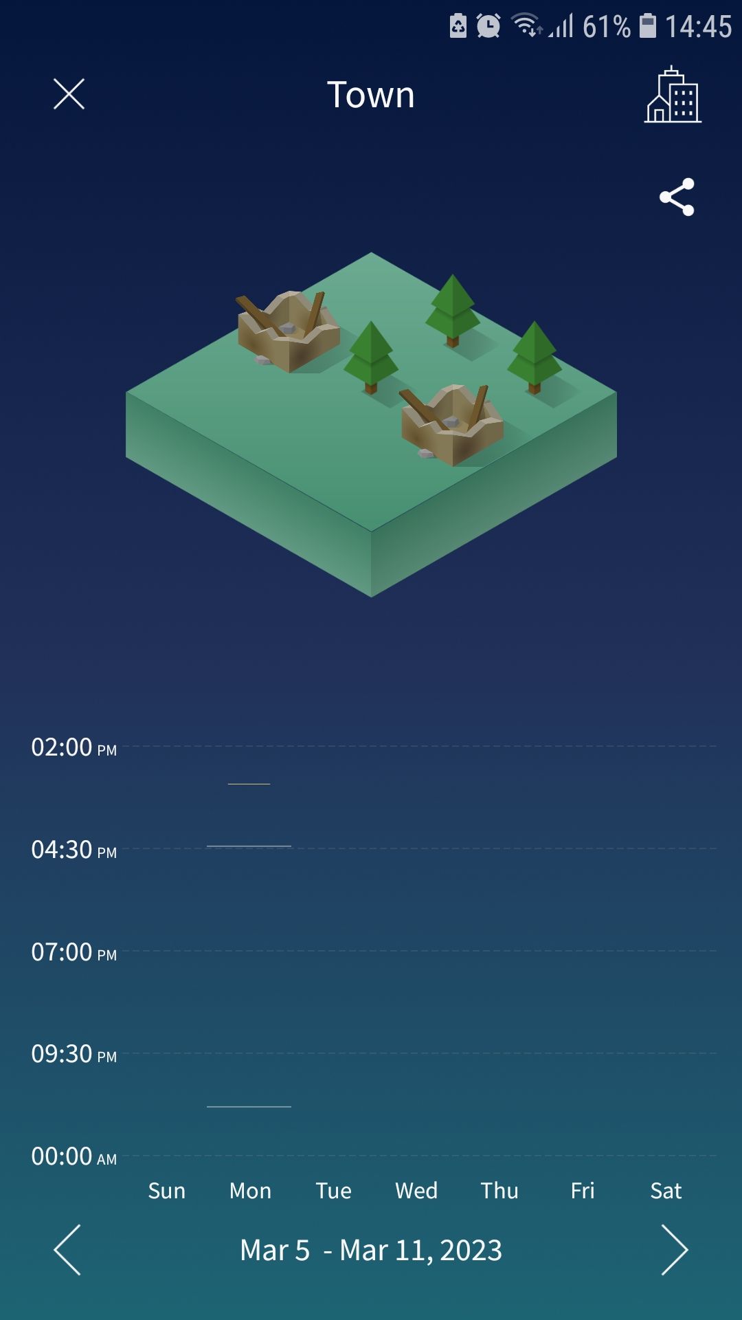 SleepTown sleeping tracker mobile app