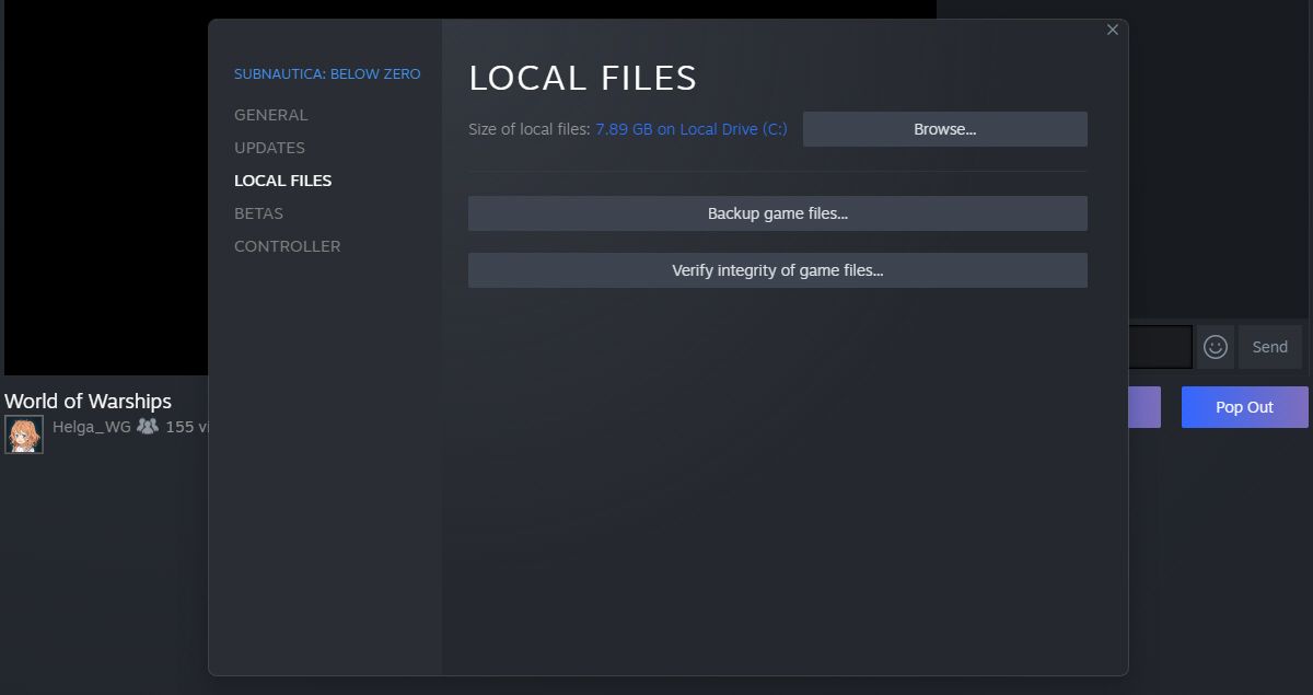 Steam Local File Settings Preview