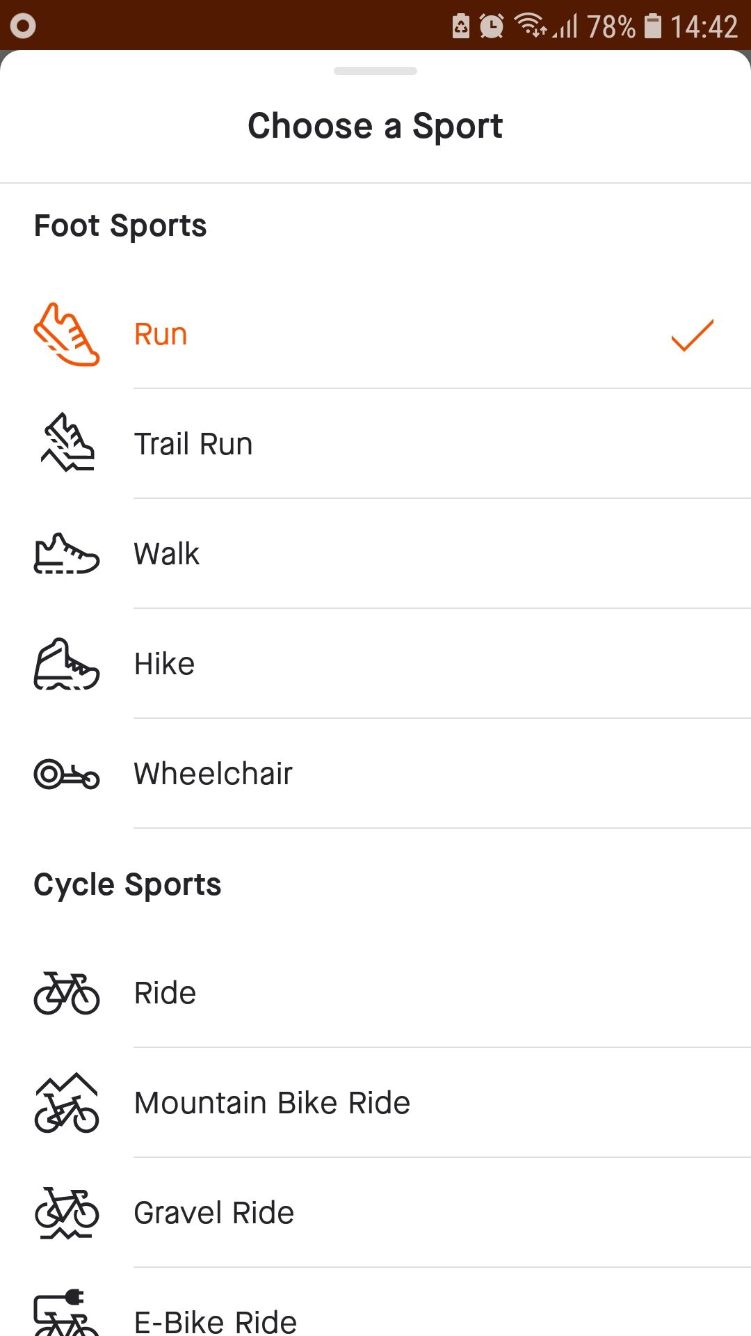 Strava sport GPS workout fitness mobile app