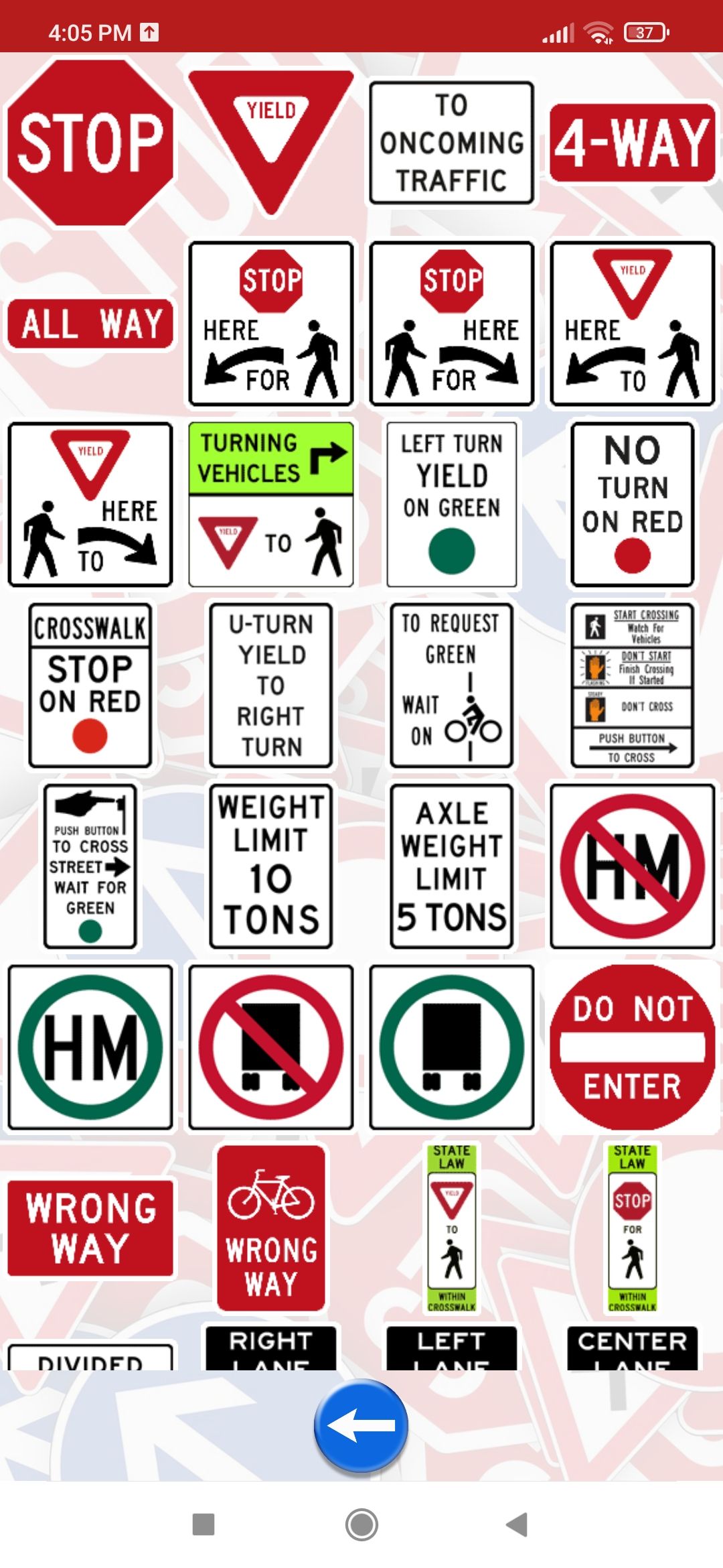 traffic road signs app caution signs