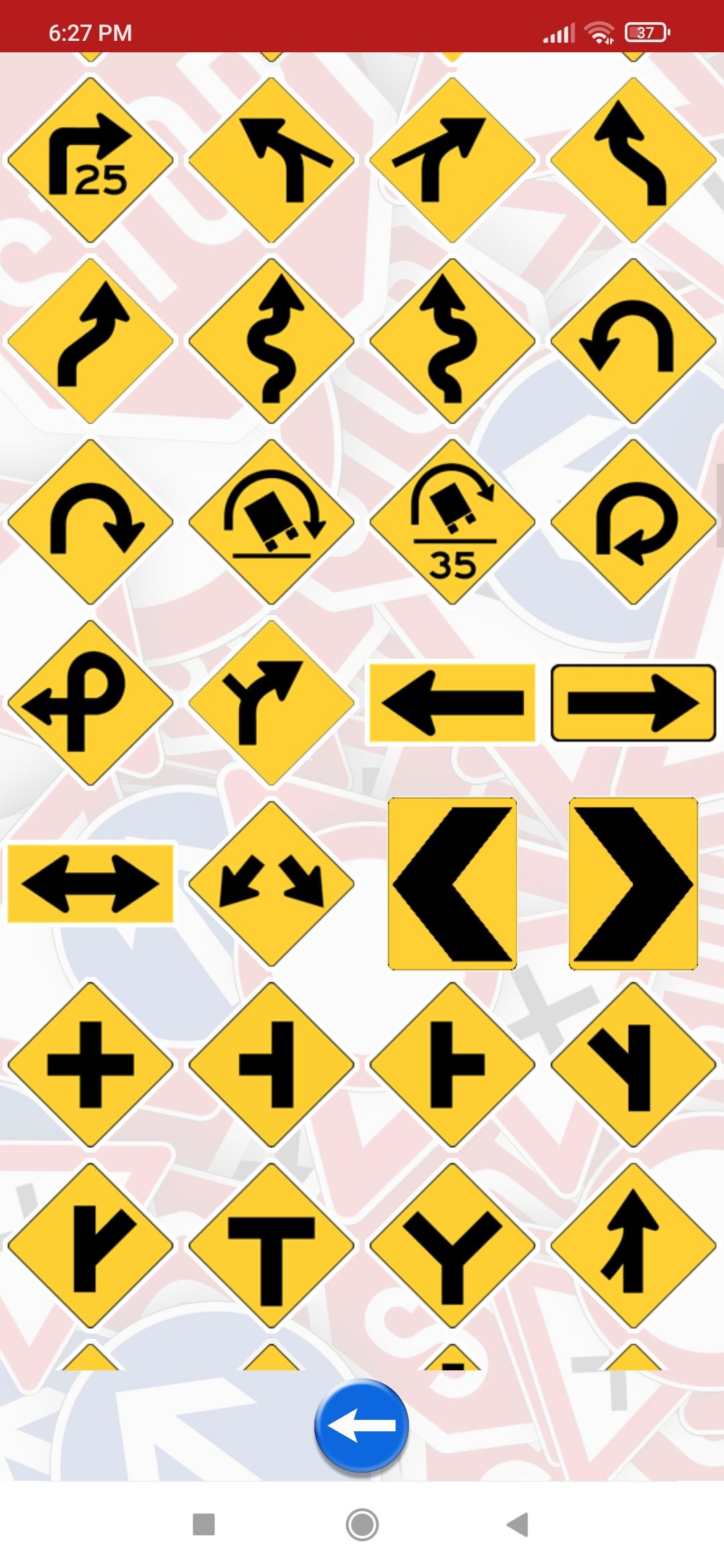 traffic road signs app direction signs