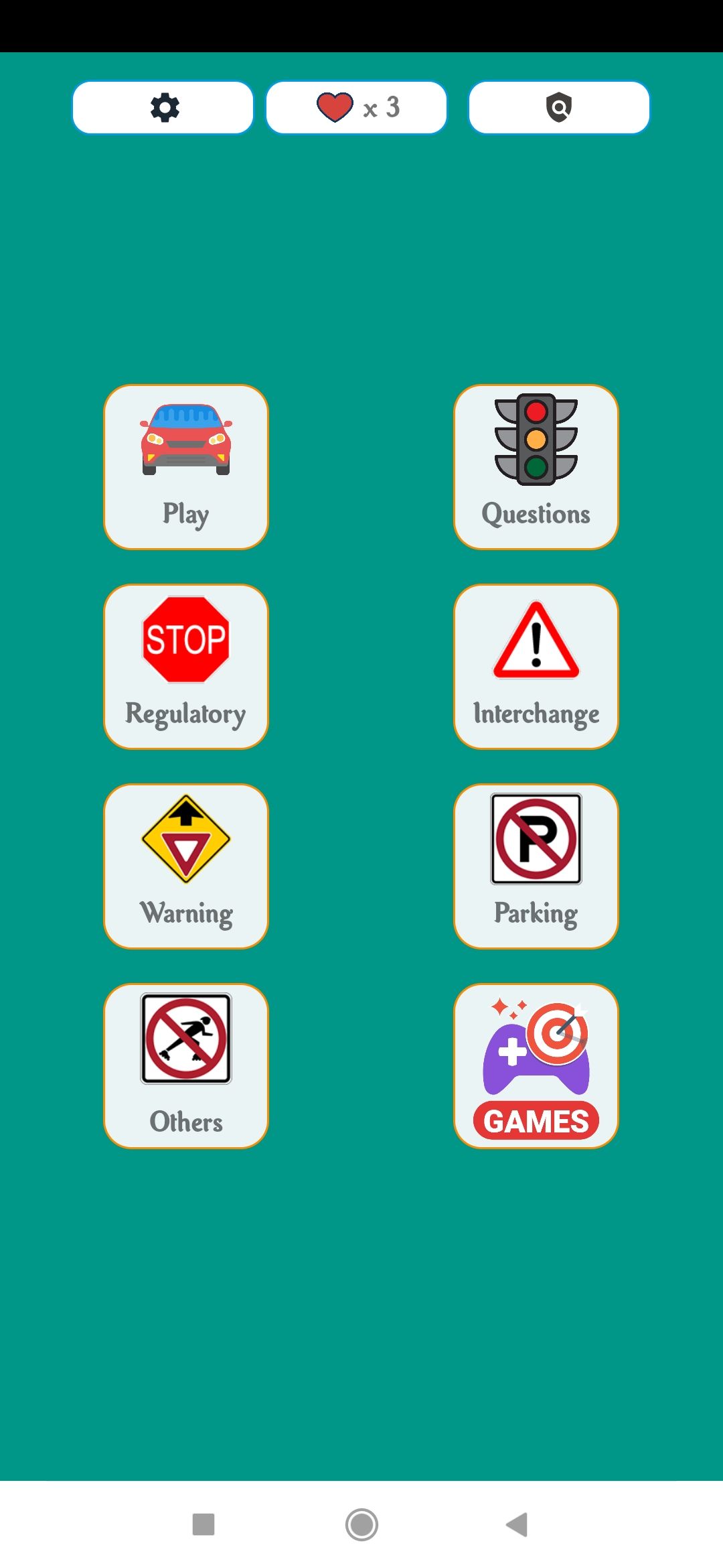Traffic Signs – Road Signs Game homepage