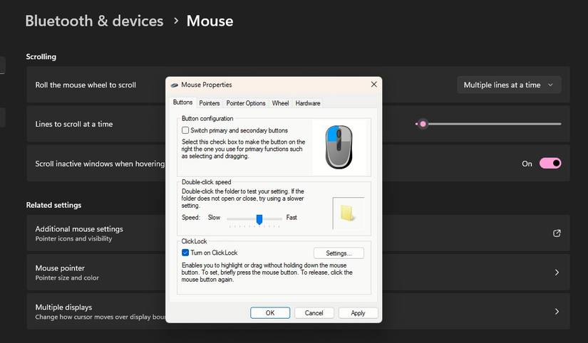 Disable Click Lock How to Enable Mouse ClickLock to Work Easier on Windows
