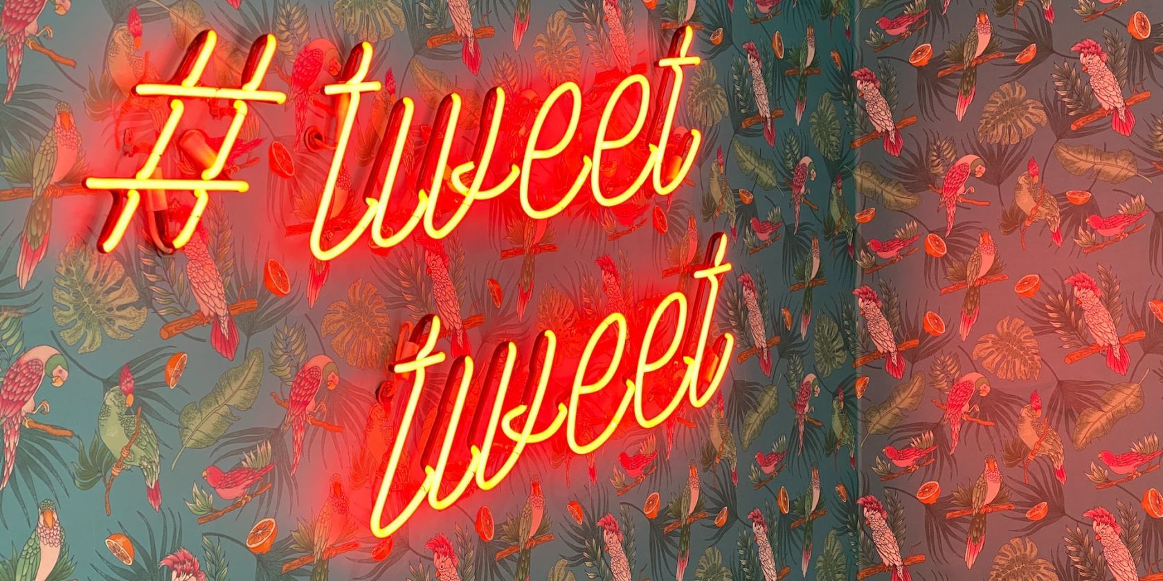 Tweet Tweet Neon Sign