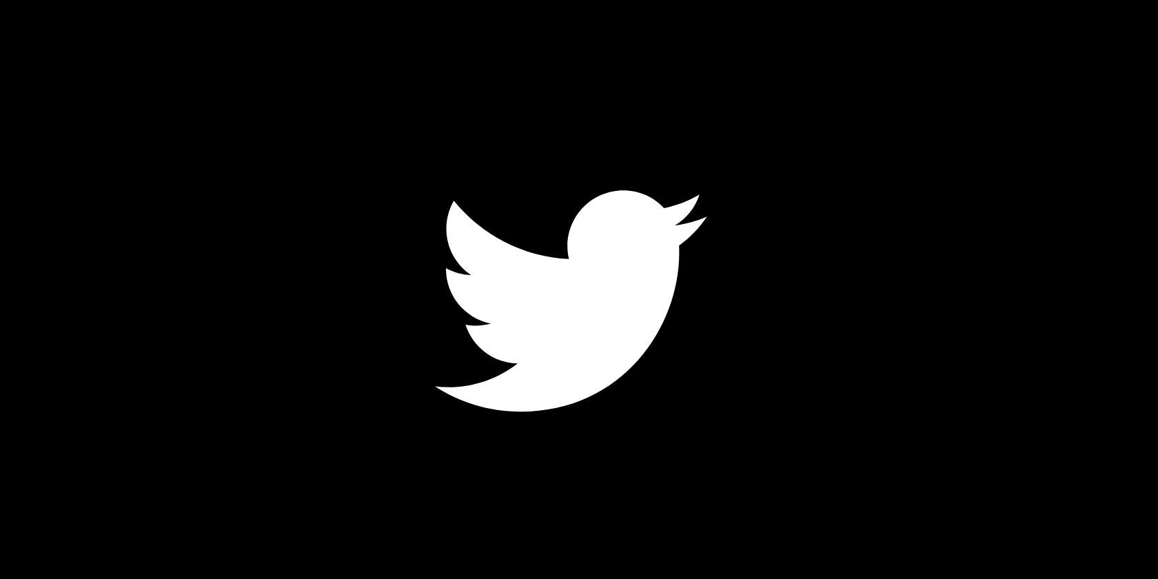 twitter logo black and white