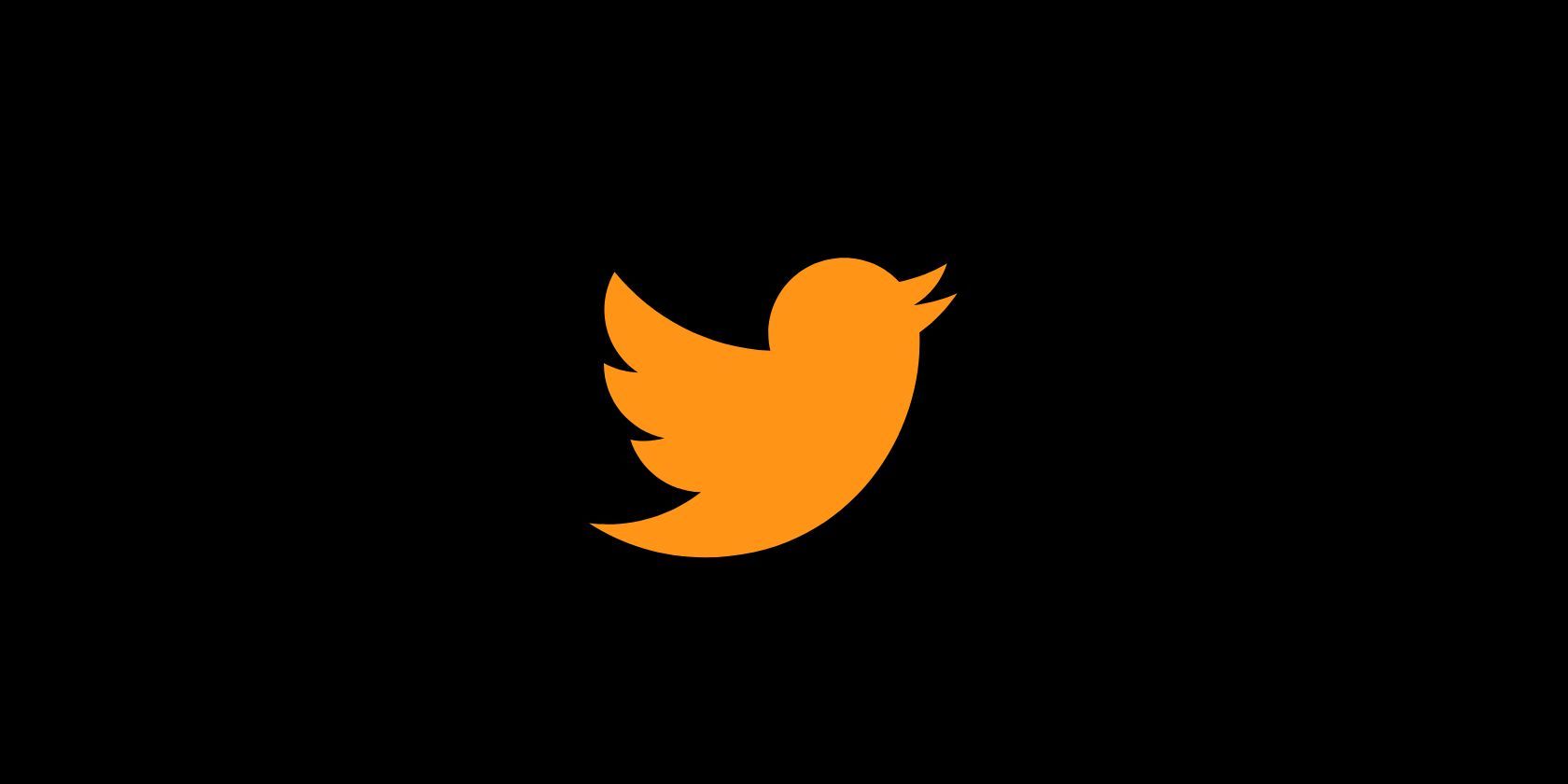twitter logo black and yellow
