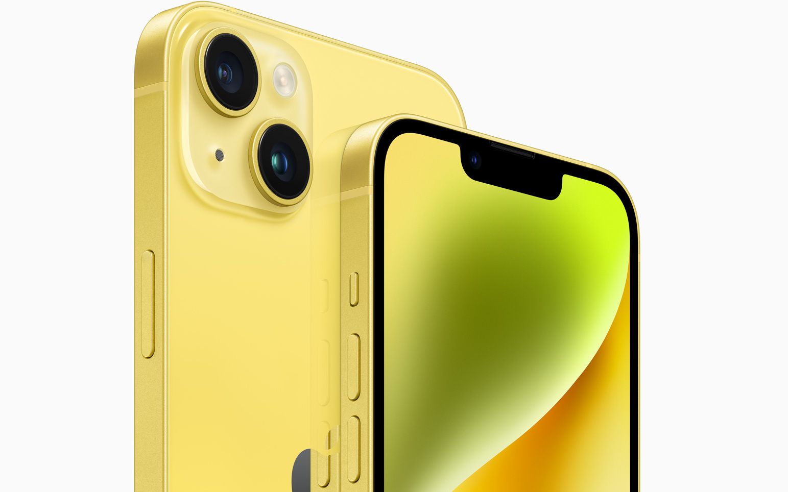 yellow iPhone shot