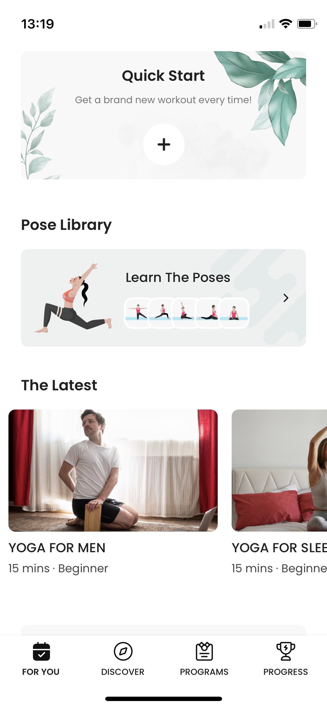 Yoga for beginners app