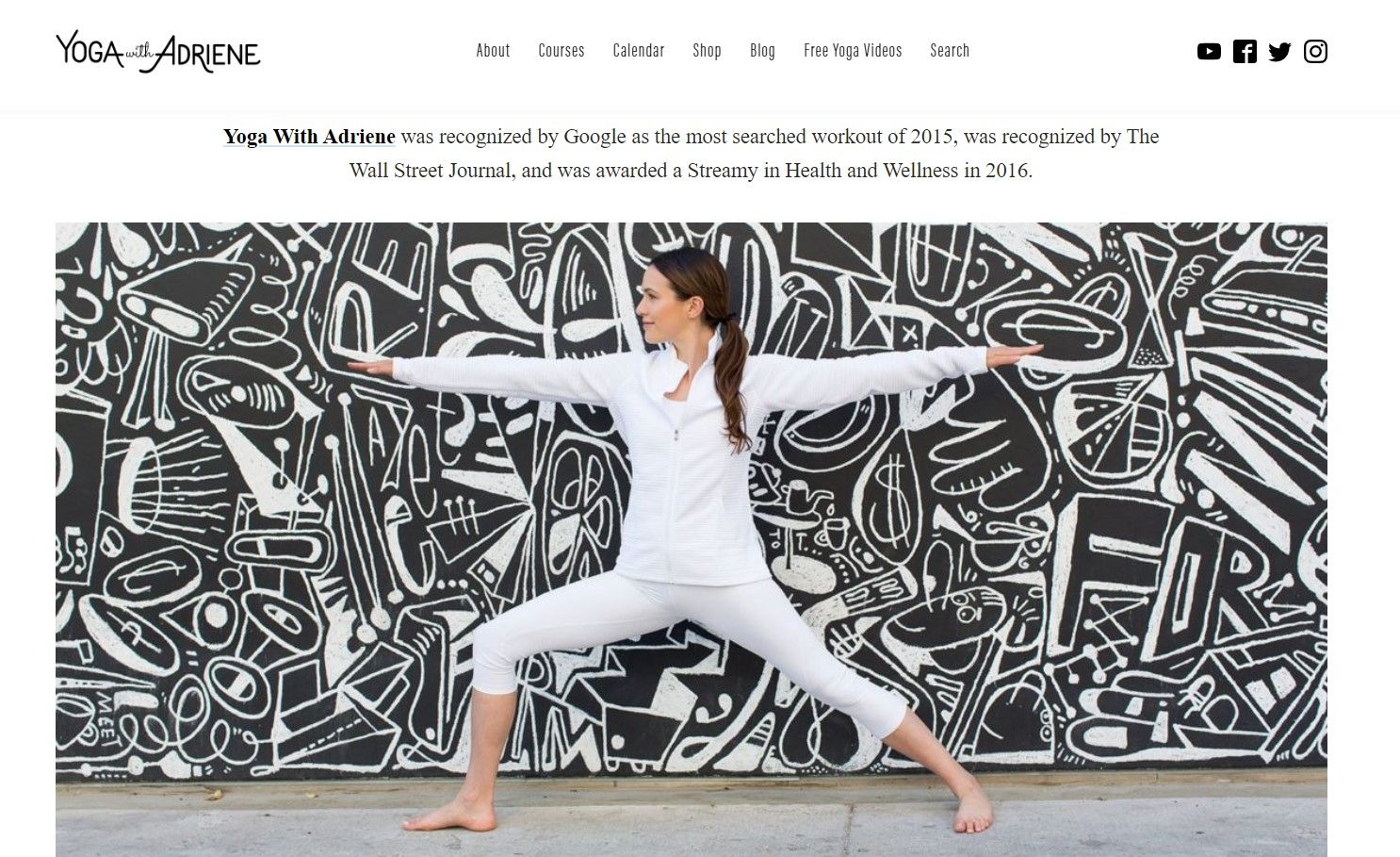 Yoga With Adriene Website