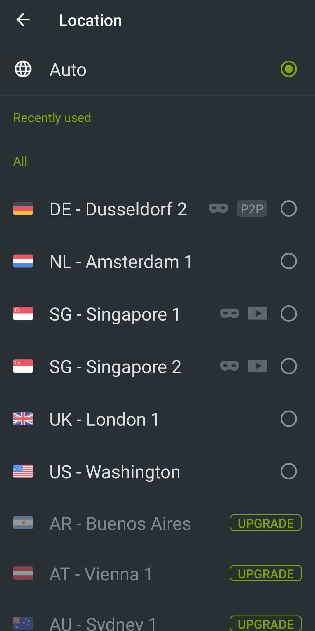 zoog app locations page screenshot