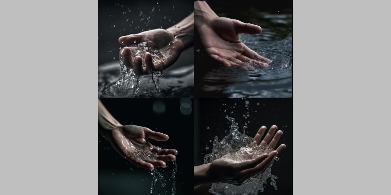 3 Midjourney Hand Holding Water