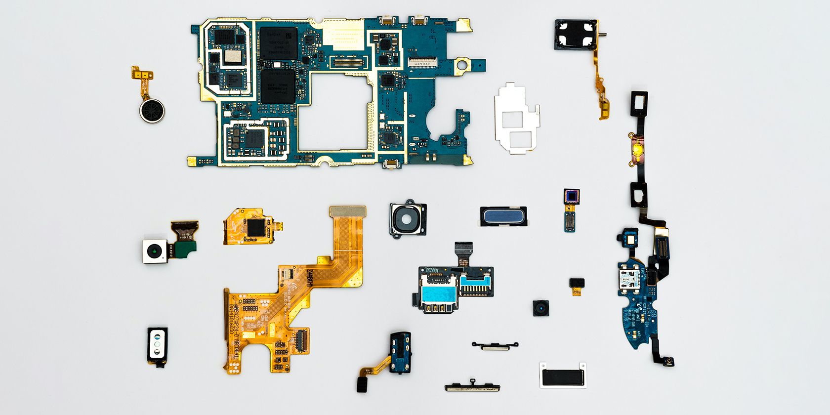 a disassembled device