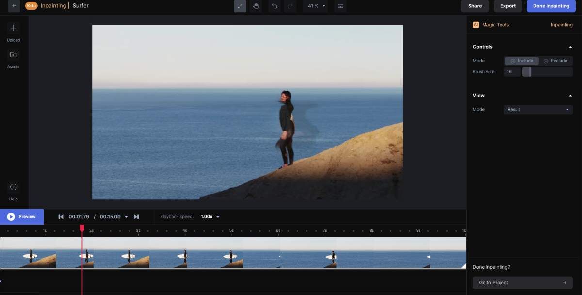 Runway uses machine learning to give advanced AI video editing tools like automatically removing objects from a video