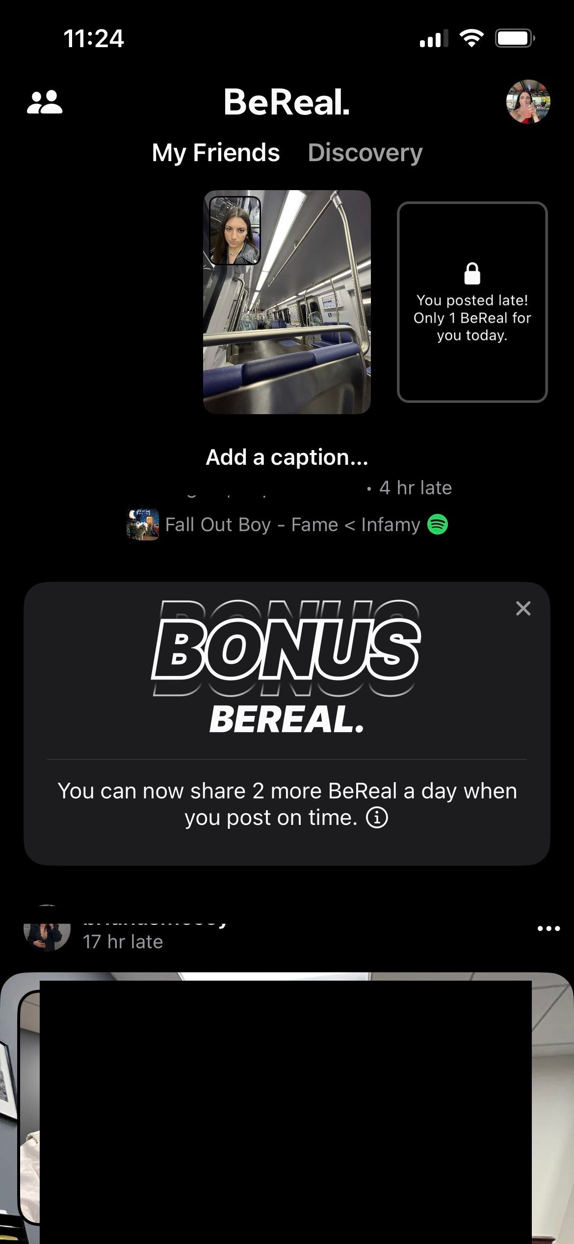 Bonus BeReal lock icon
