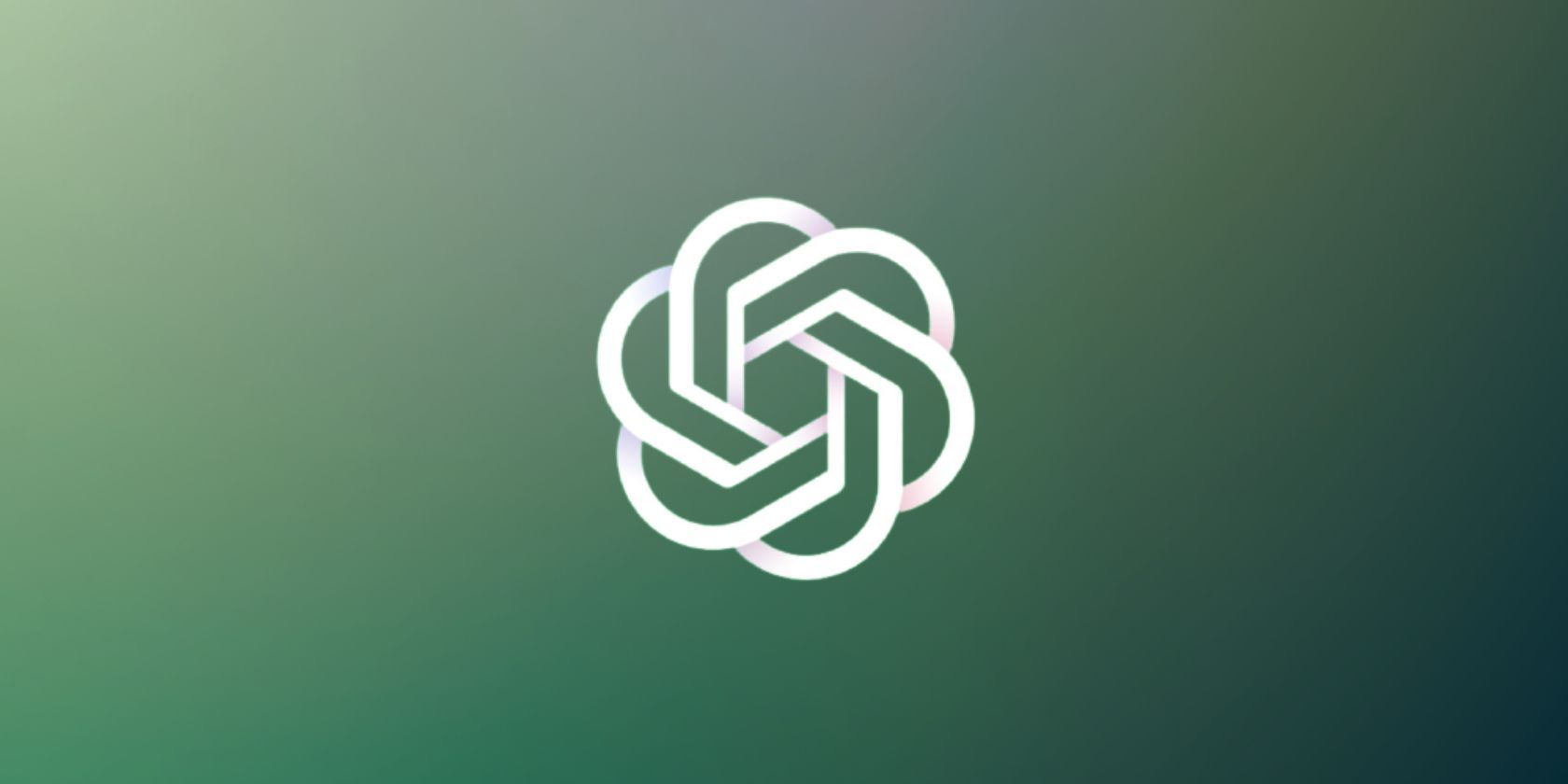 ChatGPT logo on green background