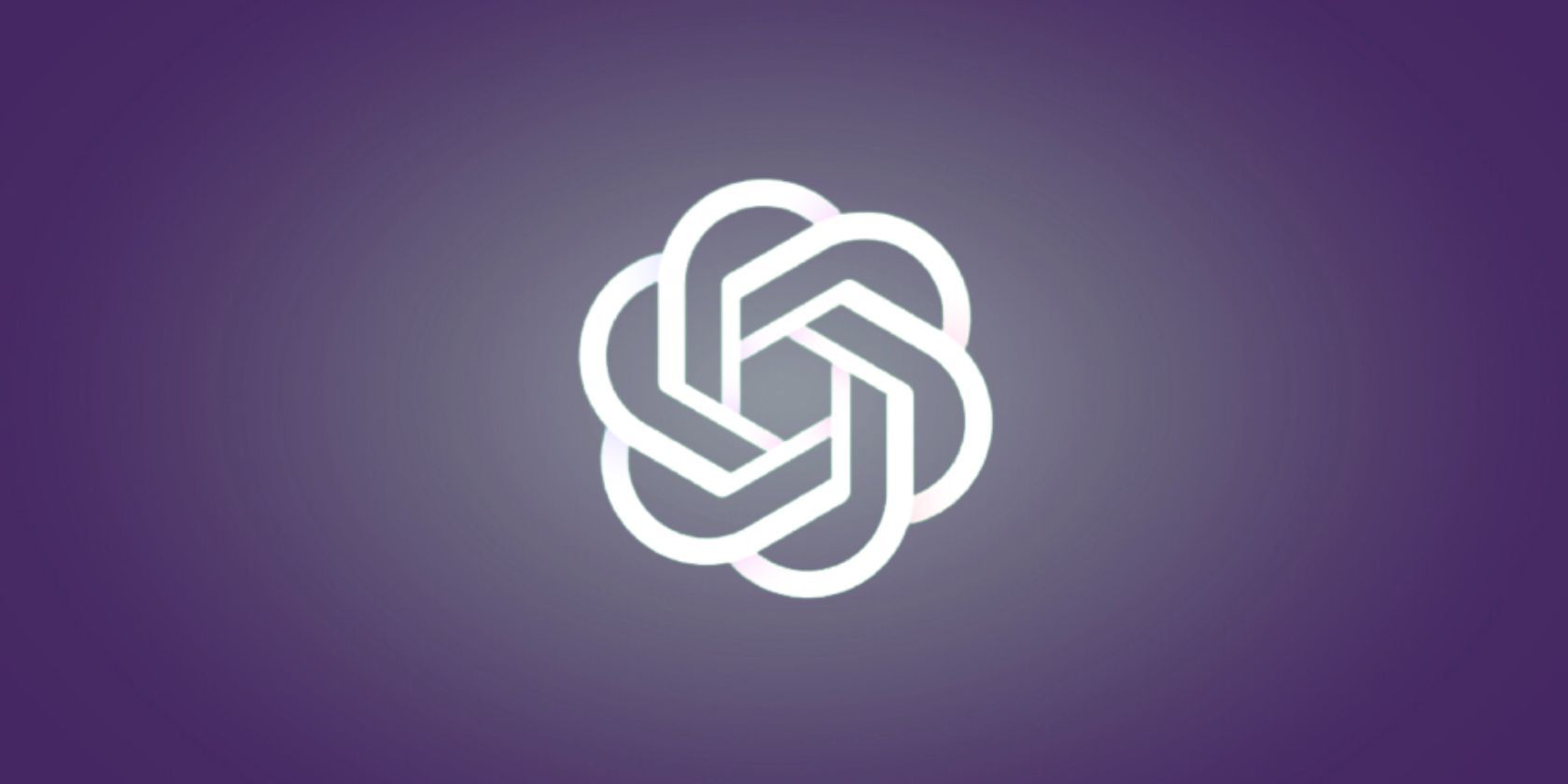 ChatGPT logo on purple background 