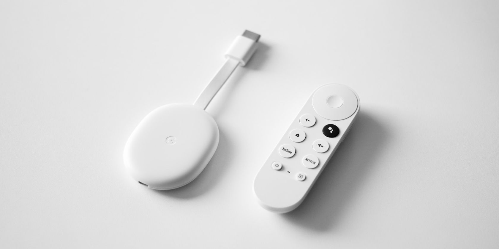 Chromecast with Google TV and a remote