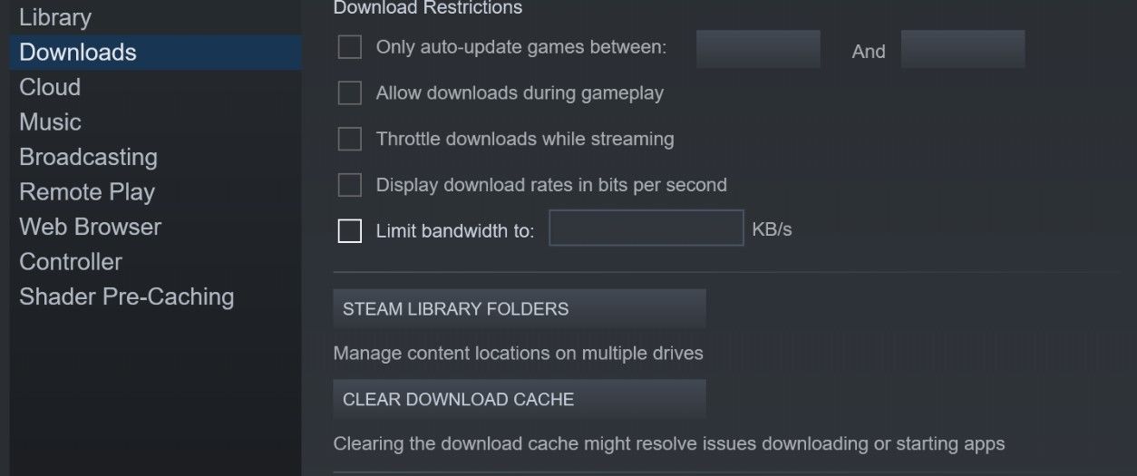 Click on Clear Download Cache Button to Clear Outdated Cache