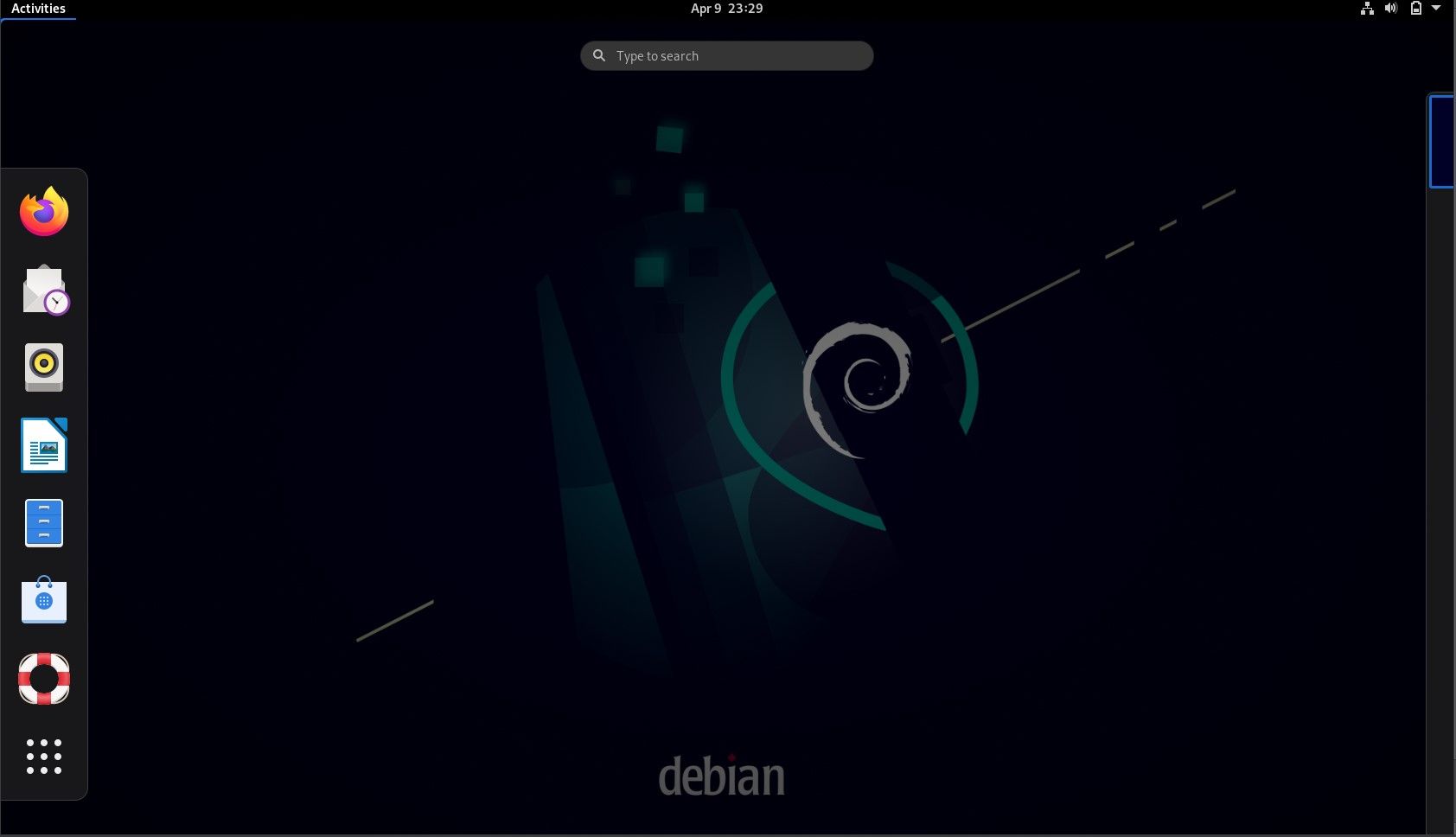 Antarmuka desktop Debian