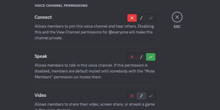 Default mute for specific discord channels