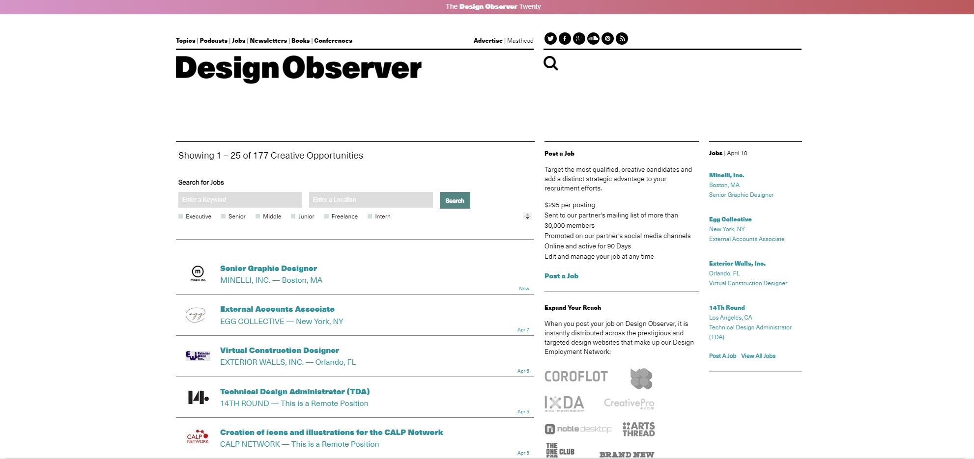 Design Observer Screenshot