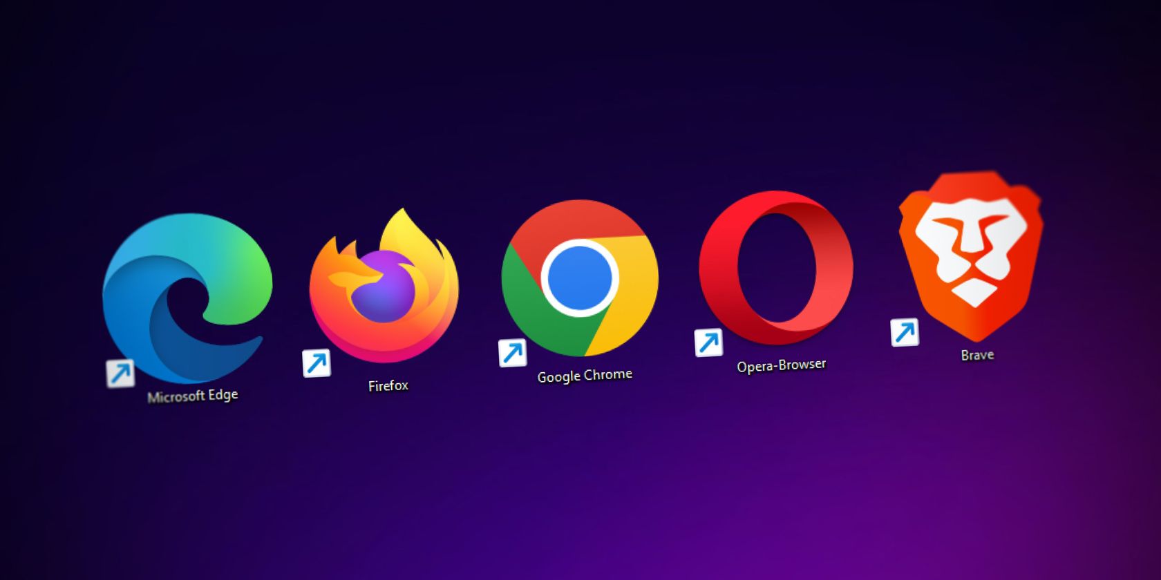 edge firefox chrome opera and brave logos