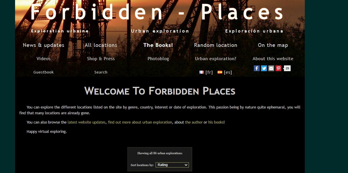 forbidden places screenshot