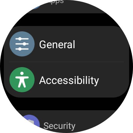 general settings in Galaxy Watch 5