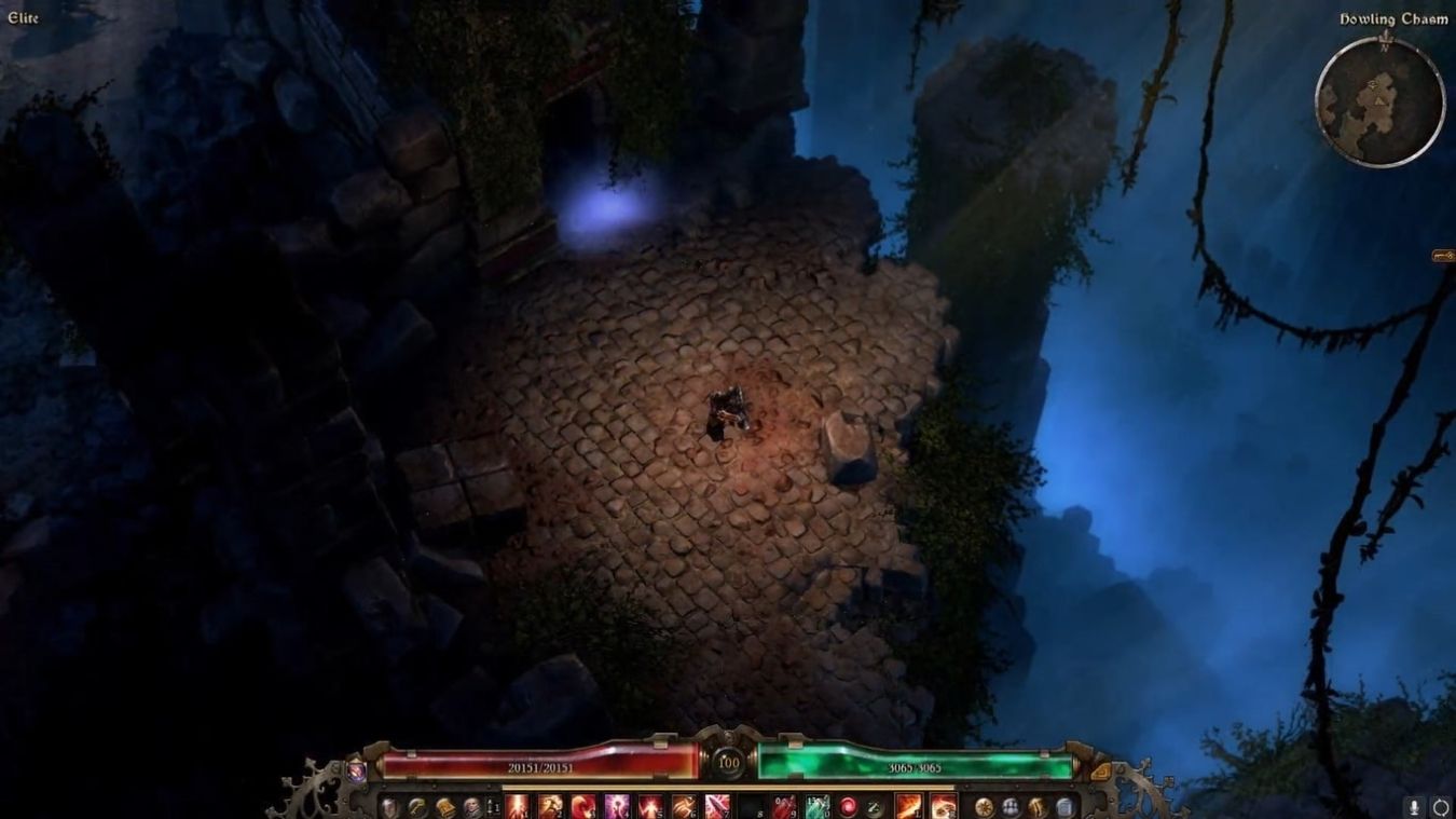 A screenshot of gameplay from Grim Dawn running on an Xbox Series X 