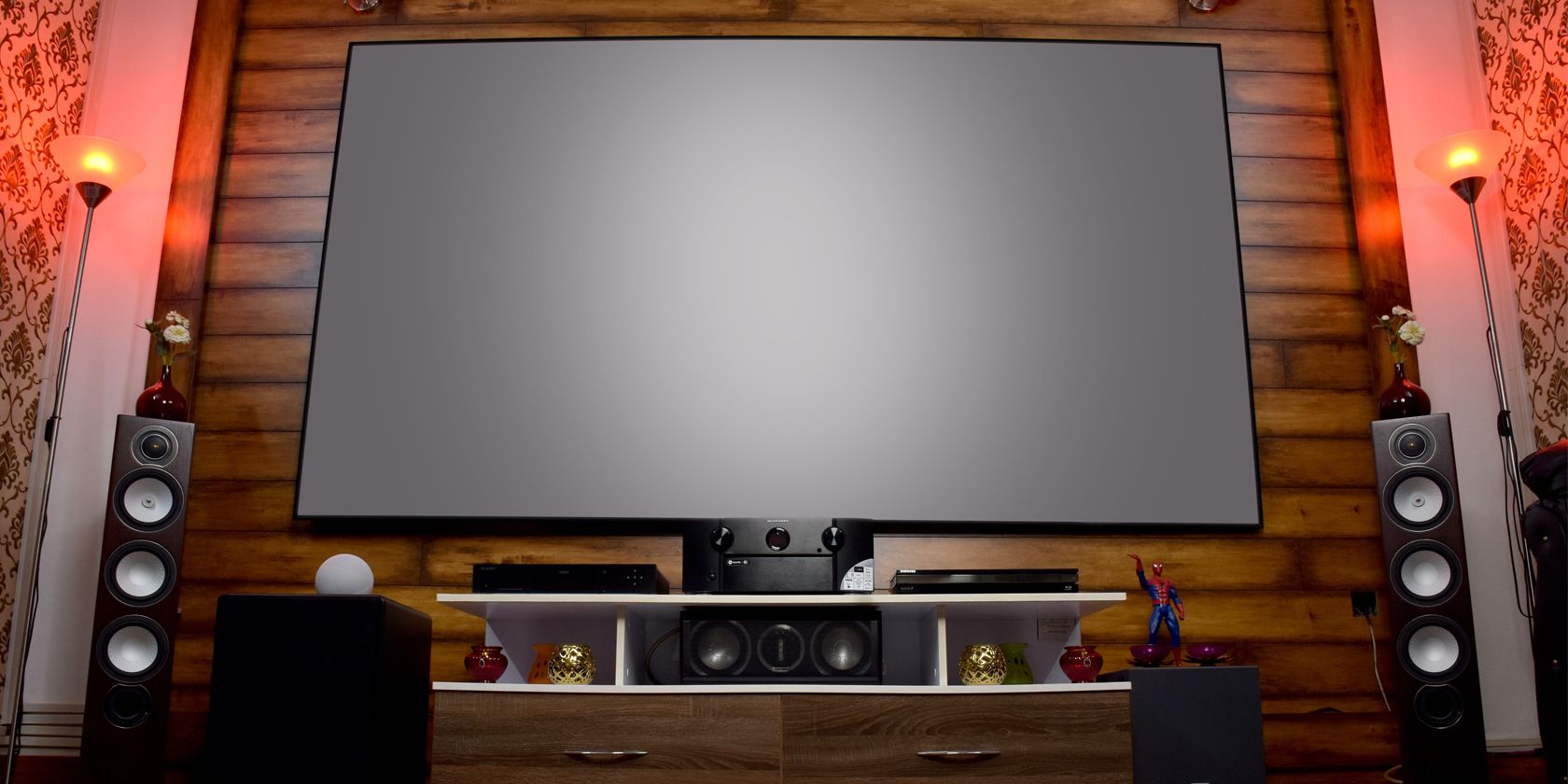 living room entertainment setup