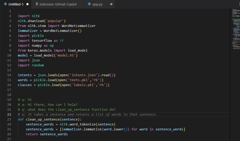 GitHub Copilot menjelaskan cuplikan kode di VS Code