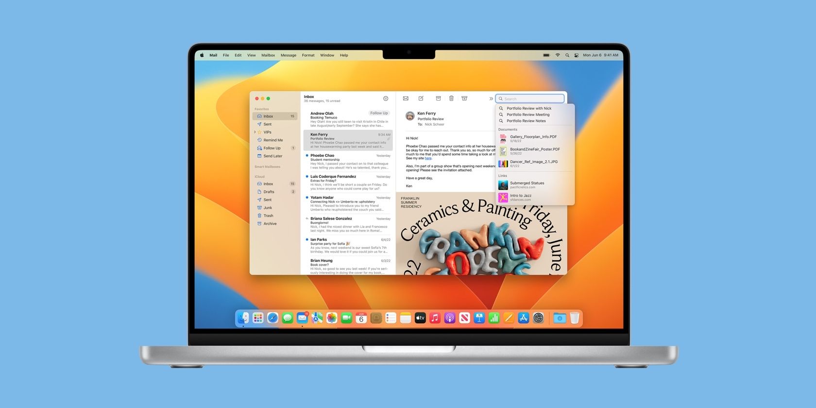 Image of Mail on macOS