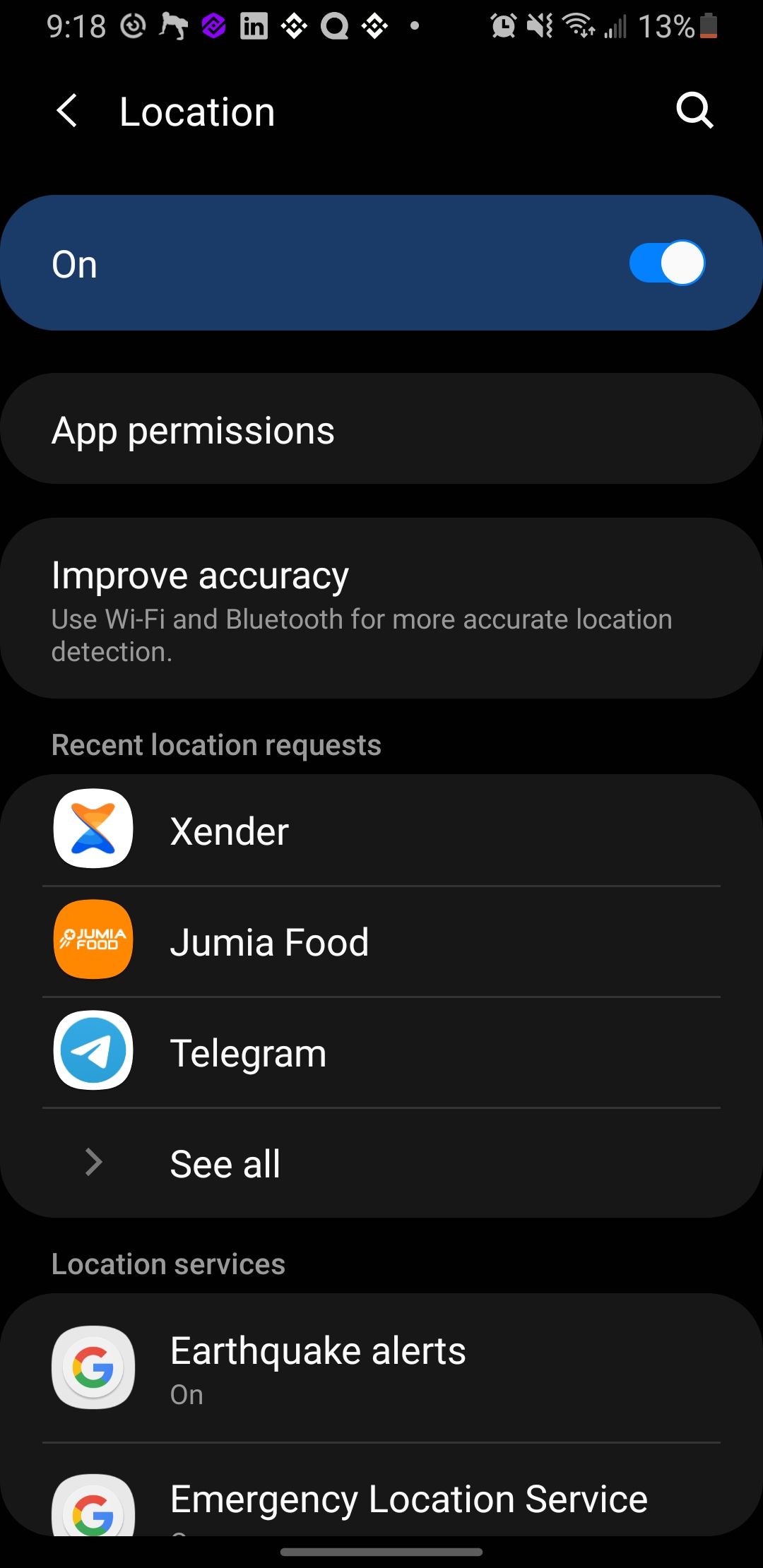 how to turn off your location on android