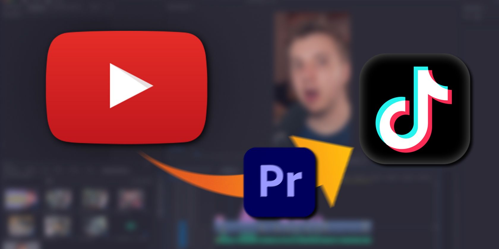 Using Premiere Pro to make tiktoks from YouTube videos you've made