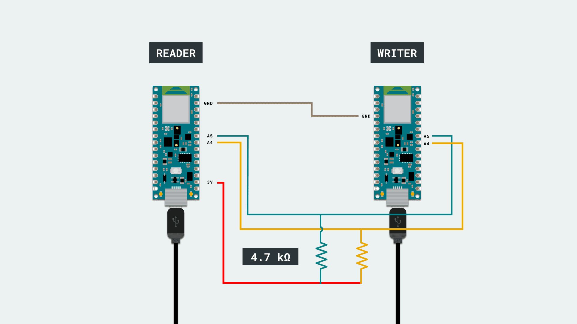 How to Connect Two Arduino Boards Using I2C