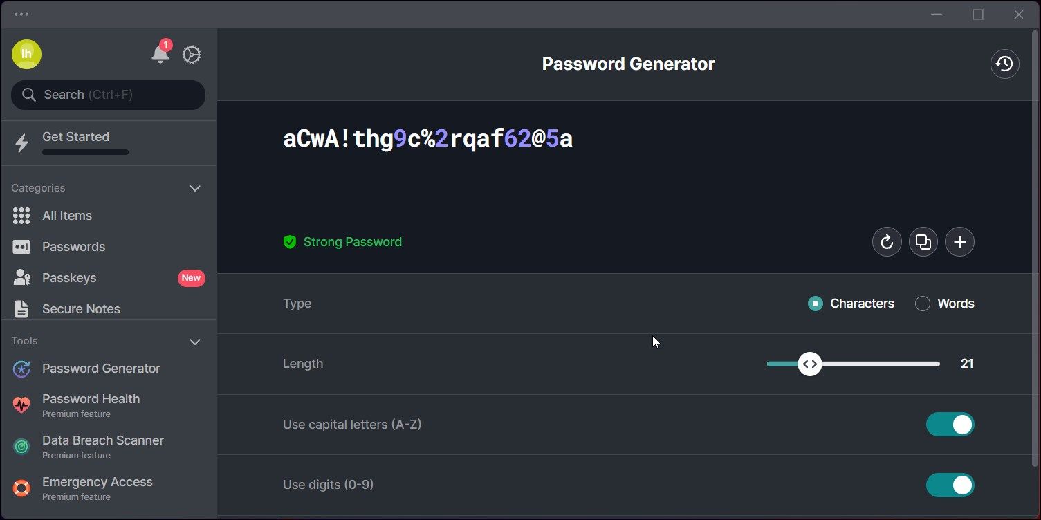 trình tạo mật khẩu trình quản lý Nordpass