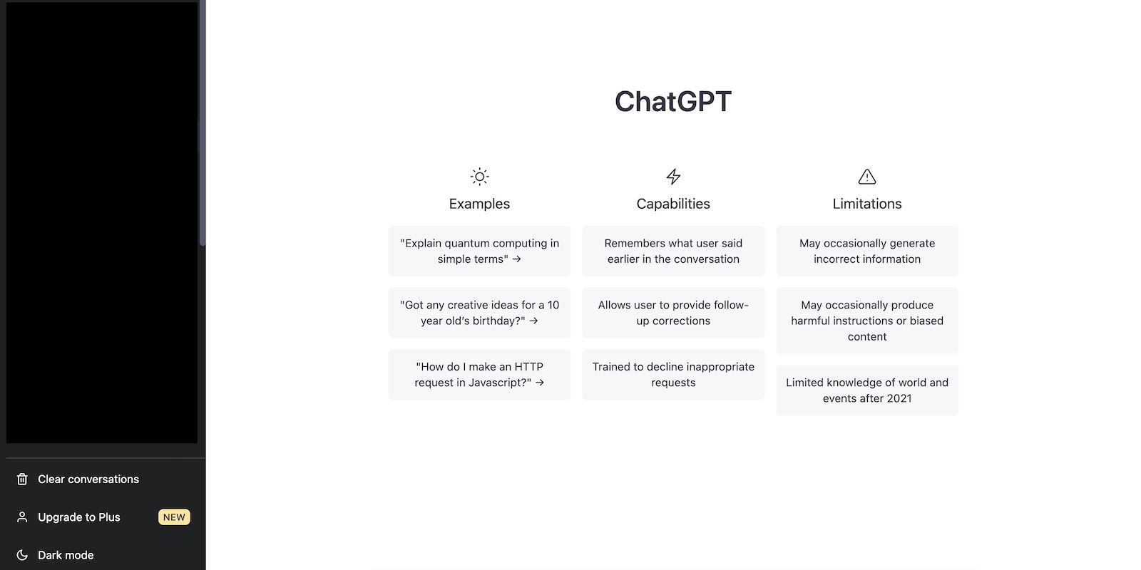 ChatGPT Disclaimers About Its Limitations and Capabilities