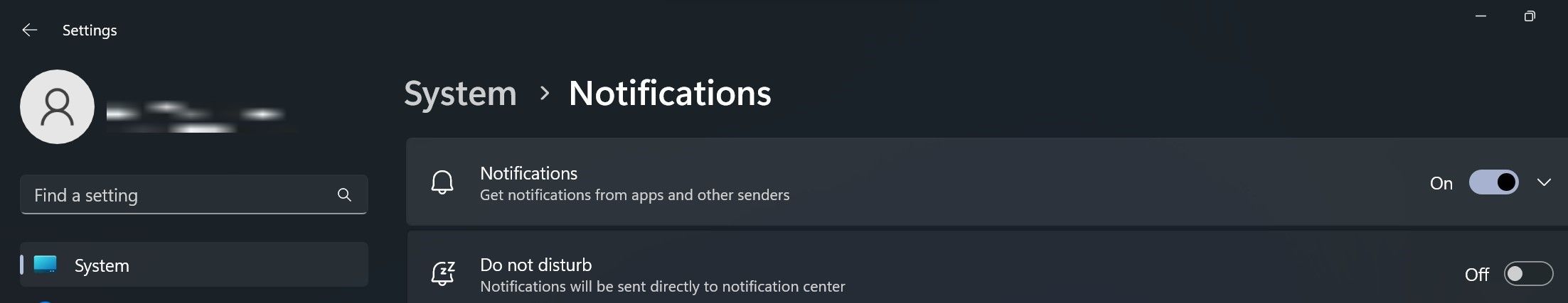 Turn Off the Toggle Next to Notifications to Disable Notifications