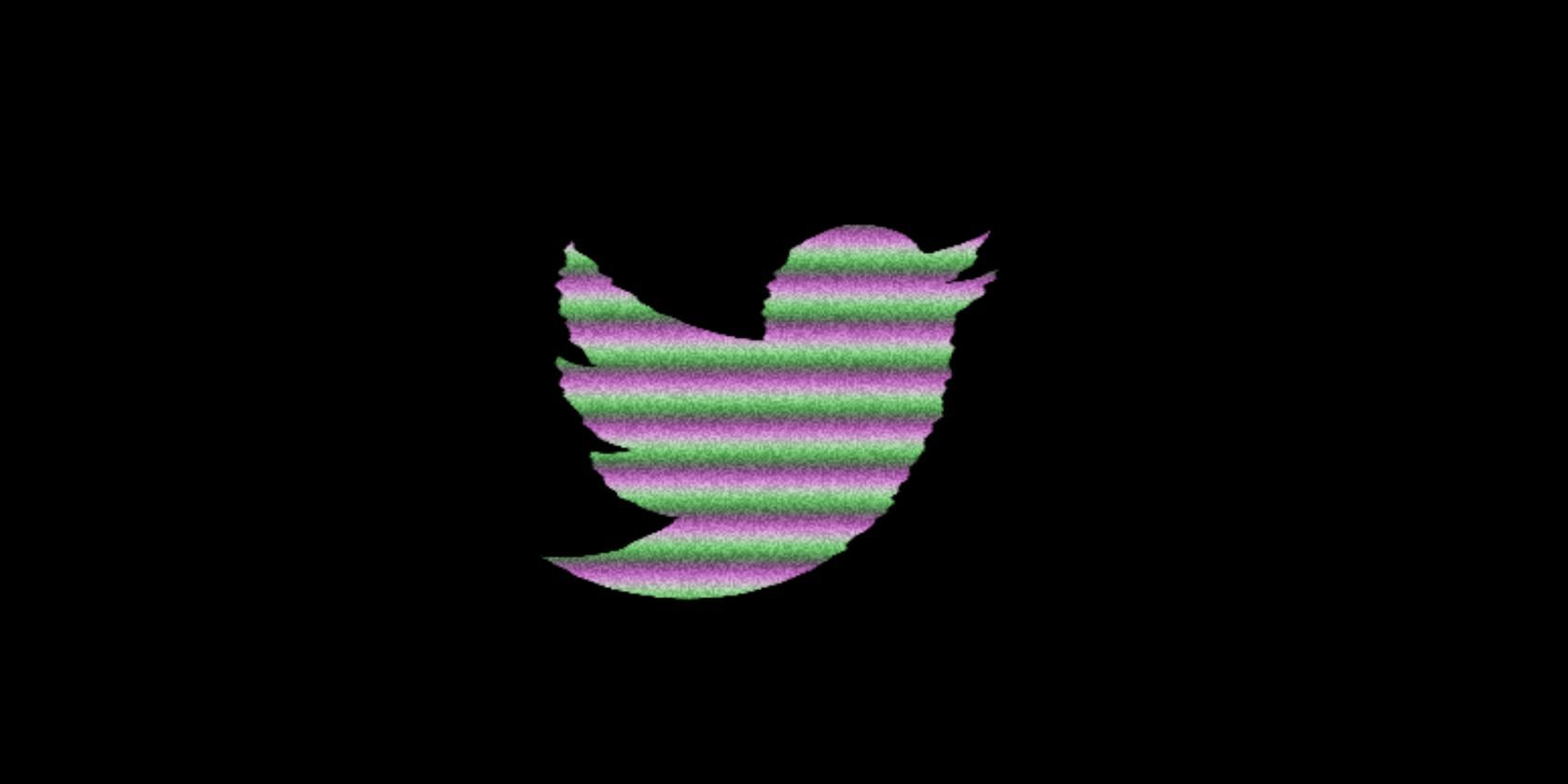 Twitter logo black and grey