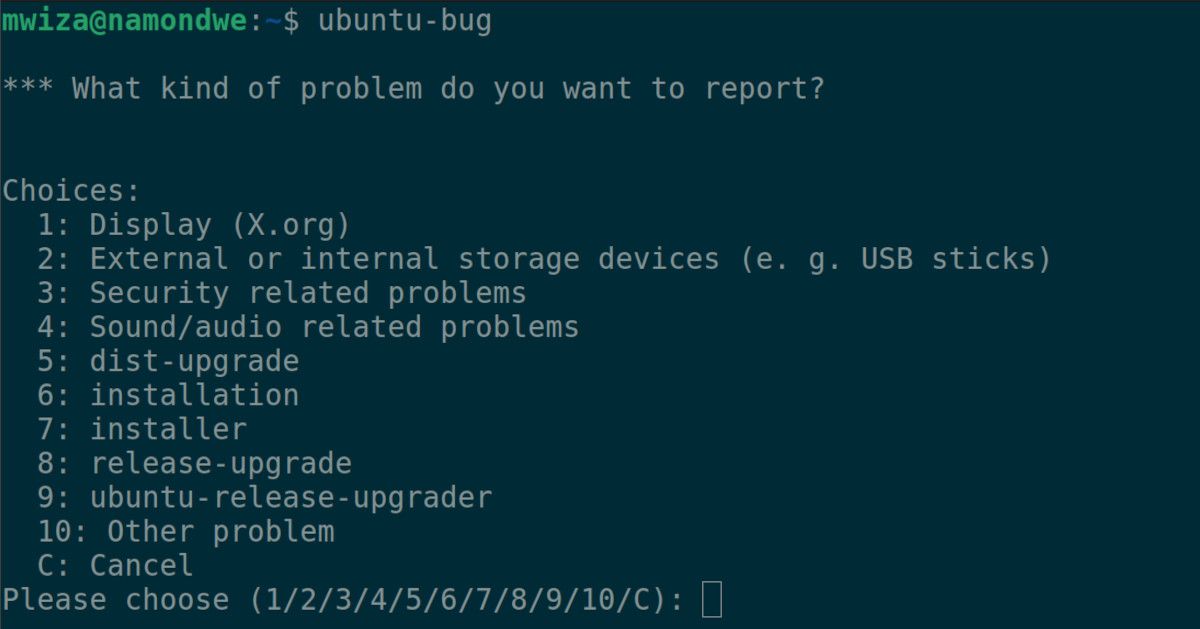 dịch vụ báo lỗi ubuntu trên máy chủ ubuntu