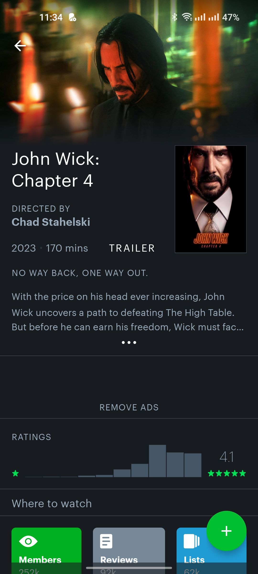 لیست Letterboxd برای John Wick 4 با خلاصه و بررسی مختصر