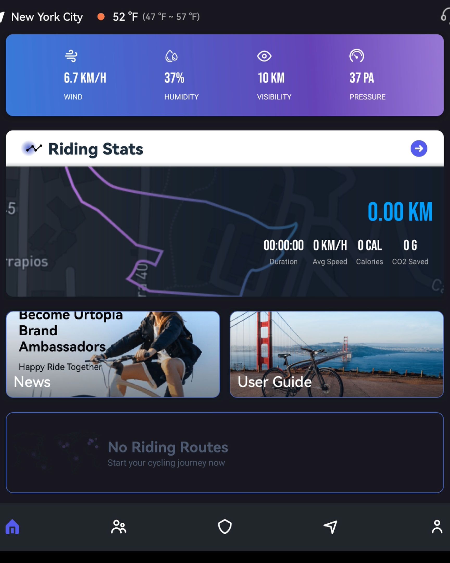 Urtopia Chord - App - Riding Stats