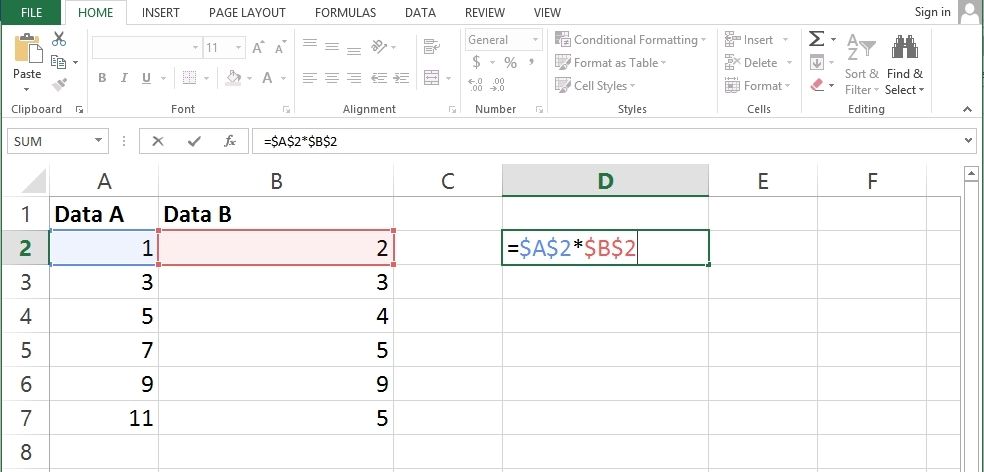 Tham chiếu ô tuyệt đối trong Excel