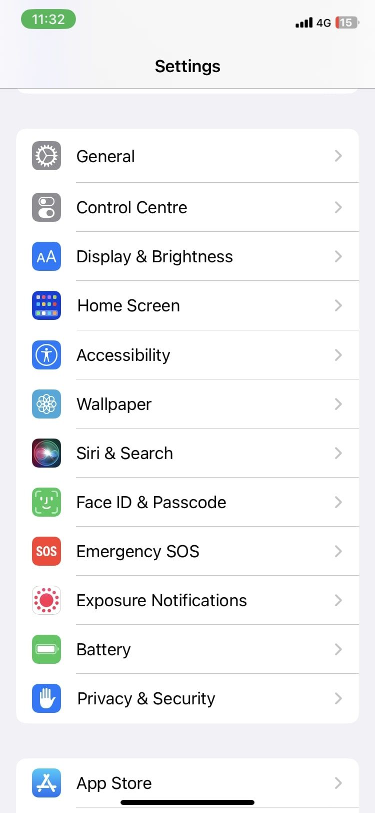 accessibility in iPhone settings