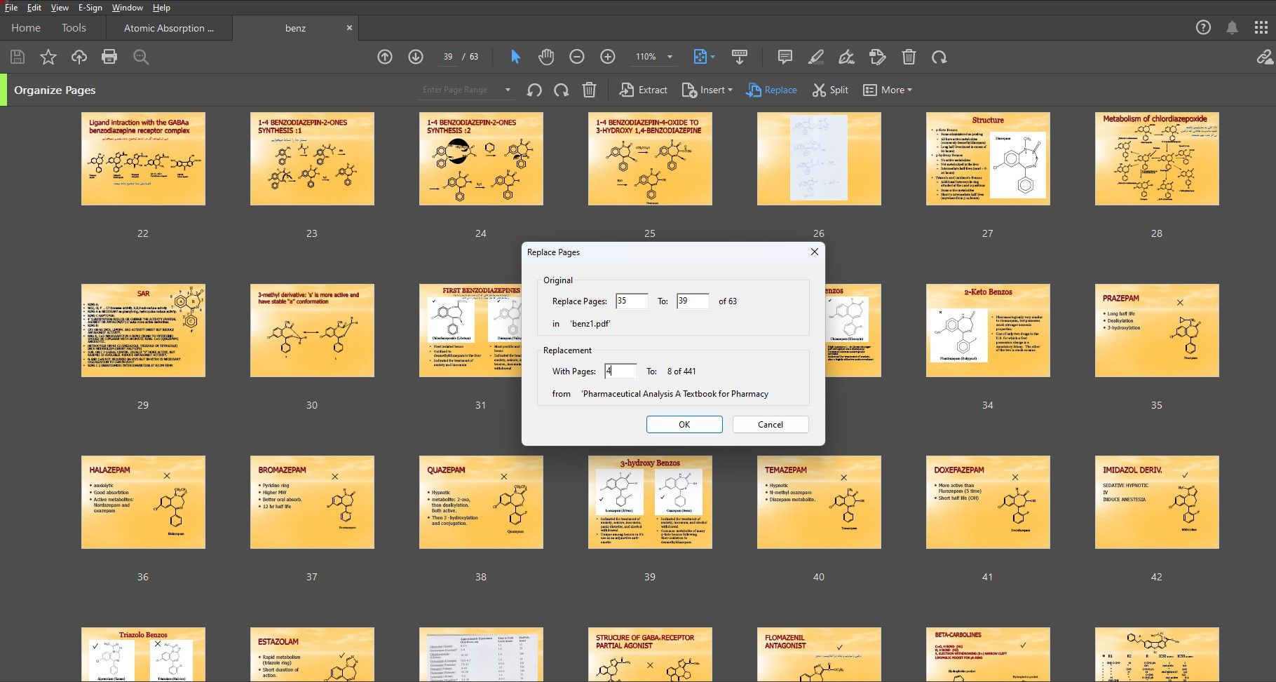 جایگزینی صفحات PDF در Adobe Acrobat