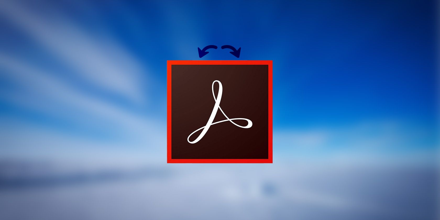 Adobe Acrobat logo on a background